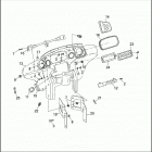 FLHTP 1DFL ELECTRA GLIDE STANDARD POLICE (FAIRING) (1991) INNER FAIRING - FLHTP