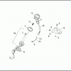 FXDB 1GBL DYNA STURGIS (1991) FUEL TANK INSTRUMENTS