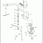 XL1200 1CAP SPORTSTER 1200 (1992) HANDLEBARS & THROTTLE CONTROL