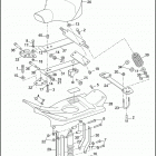 FXRP 1EDL SUPER GLIDE POLICE (WINDSHIELD) (1991) Сиденье