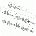 FXSTS 1BLL SPRINGER SOFTAIL (1992) TRANSMISSION GEARS