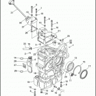 FXDB 1GBL DYNA STURGIS (1991) TRANSMISSION HOUSING & OIL TANK