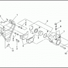 XL1200 1CAP SPORTSTER 1200 (1992) Задний суппорт