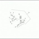 FXDB 1GBL DYNA STURGIS (1991) LICENSE PLATE BRACKET