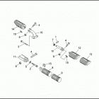 XL1200 1CAP SPORTSTER 1200 (1992) Подножки