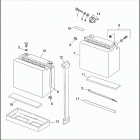 FXRP 1EDL SUPER GLIDE POLICE (WINDSHIELD) (1991) Аккумулятор