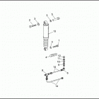 FLTCU 1DML TOUR GLIDE ULTRA CLASSIC (1992) SHOCK ABSORBERS - AIR & HYDRAULIC