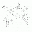 FLHTP 1DAL ELECTRA GLIDE STANDARD POLICE (WINDSHIELD) (1991) HANDLEBAR & THROTTLE CONTROL - FLHTP