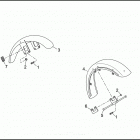 FXRS-SP EG92 LOW RIDER SPORT EDITION (1992) FRONT FENDERS