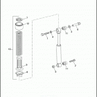 FXRP 1EDL SUPER GLIDE POLICE (WINDSHIELD) (1991) SHOCK ABSORBERS - FXRP