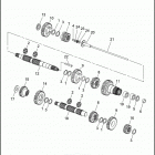 FXDB 1GBL DYNA STURGIS (1991) TRANSMISSION GEARS