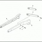 FXDB 1GBL DYNA STURGIS (1991) REAR FENDER SUPPORTS