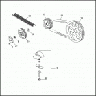 XL1200 1CAP SPORTSTER 1200 (1992) BELTS, CHAINS & SPROCKETS