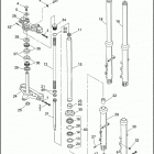 FXRP 1EDL SUPER GLIDE POLICE (WINDSHIELD) (1991) FRONT FORK - FXRP