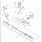 FXSTS 1BLL SPRINGER SOFTAIL (1992) REAR BRAKE CONTROL - FXST