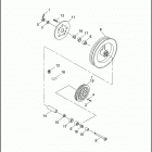 FXDB 1GBL DYNA STURGIS (1991) Заднее колесо