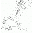 FLHTP 1DAL ELECTRA GLIDE STANDARD POLICE (WINDSHIELD) (1991) FUEL TANK - FLHTP