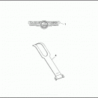 FXDB 1GBL DYNA STURGIS (1991) FUEL TANK TRIM