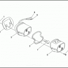 TLE-ULTRA KX92 ULTRA SIDECAR (1992) SIDECAR TAIL LAMP - TLE & RLE