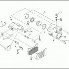 FXRP 1EDL SUPER GLIDE POLICE (WINDSHIELD) (1991) Задний суппорт