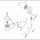 FLHTP-WND DA91 ELECTRA GLIDE STANDARD POLICE (FRG/WND) (1991) OIL FILTERS & MOUNTS