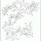 FLHTP 1DAL ELECTRA GLIDE STANDARD POLICE (WINDSHIELD) (1991) SADDLEBAG GUARDS - FLHTP