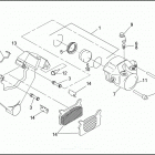 FXSTS 1BLL SPRINGER SOFTAIL (1992) Задний суппорт