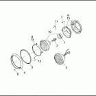 FXRP 1EFL SUPER GLIDE POLICE (FAIRING)  (1992) HEADLAMP - FXRP FAIRING