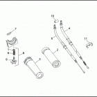 FXDB 1GBL DYNA STURGIS (1991) Дроссельное управление