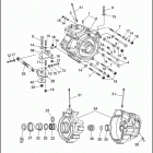 FXRP 1EDL SUPER GLIDE POLICE (WINDSHIELD) (1991) Картер двигателя