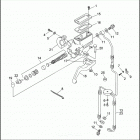 FLHTP-WND DA91 ELECTRA GLIDE STANDARD POLICE (FRG/WND) (1991) FRONT BRAKE CONTROL