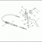 FXDB 1GBL DYNA STURGIS (1991) Привод управления сцеплением