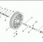 TLE-ULTRA KX92 ULTRA SIDECAR (1992) SIDECAR WHEEL - TLE & RLE