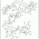 FLHTP-WND DA91 ELECTRA GLIDE STANDARD POLICE (FRG/WND) (1991) SADDLEBAG GUARDS - FLHTP
