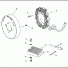 XL1200 1CAP SPORTSTER 1200 (1992) ALTERNATOR & REGULATOR