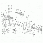 FXRS-SP EG92 LOW RIDER SPORT EDITION (1992) CRANKCASE - GEAR SIDE
