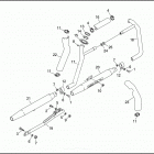 XL1200 1CAP SPORTSTER 1200 (1992) Глушитель