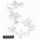 FXRP EFLH Police Low Rider (1987) GEAR SHIFTER - LATE 1984 TO 1986