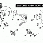 XLH 1100 CANG Sportster 1100 (1986) SWITCHES AND CIRCUIT BREAKERS