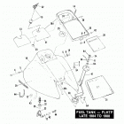 FXRP EFLH Police Low Rider (1987) FUEL TANK - FLHTP LATE 1984 TO 1988