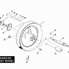 FXRP EFLH Police Low Rider (1987) SIDECAR CAST WHEEL