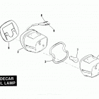 FXRP EFLH Police Low Rider (1987) SIDECAR TAIL LAMP - TLE & RLE