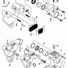FXSTS BLLL Softail Springer (1990) Задний суппорт