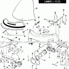 FLTC DBLH Touring Tour Glide Classic (1987) WINDSHIELD, FAIRING & LAMPS - FLTC