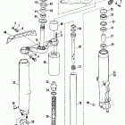 FLHS FALH Touring Electa Glide Sport (1987) FRONT FORK - FLT MODELS