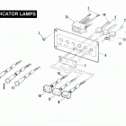 FXRP EFLH Police Low Rider (1987) INDICTATOR LAMPS - 1985 & LATER FXRP FAIRING