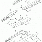 FXSTS BLLL Softail Springer (1990) REAR FENDER SUPPORTS