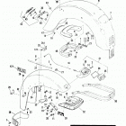 FXRP EFLH Police Low Rider (1987) FENDERS AND BUMPERS - FLHTP