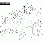 FXRP EFLH Police Low Rider (1987) Стекло ветровое