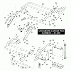 FXRP EFLH Police Low Rider (1987) SADDLEBAGS GUARDS AND BATTERY - FLHTP